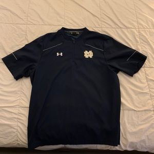 Under Armour Notre Dame Short Sleeve Pullover